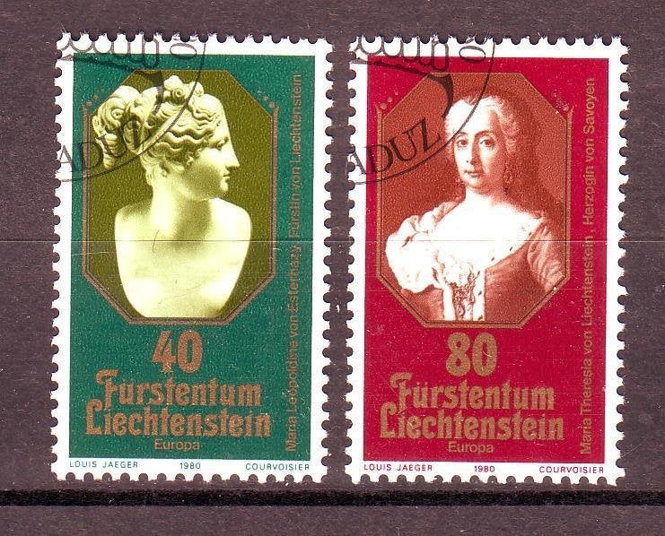 Postzegels Liechtenstein (3) : tussen nr. 682 en 939, Ophalen of Verzenden, Overige landen, Gestempeld
