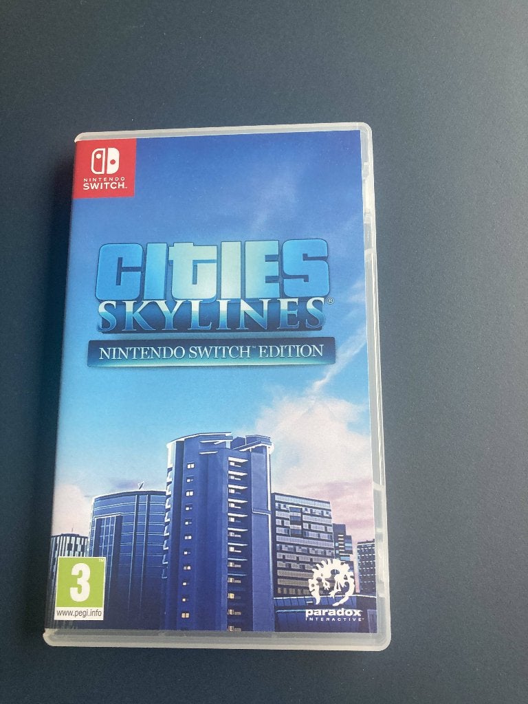Cities Skylines voor Nintendo Switch, Games en Spelcomputers, Ophalen, 1 speler, Eén computer, Zo goed als nieuw