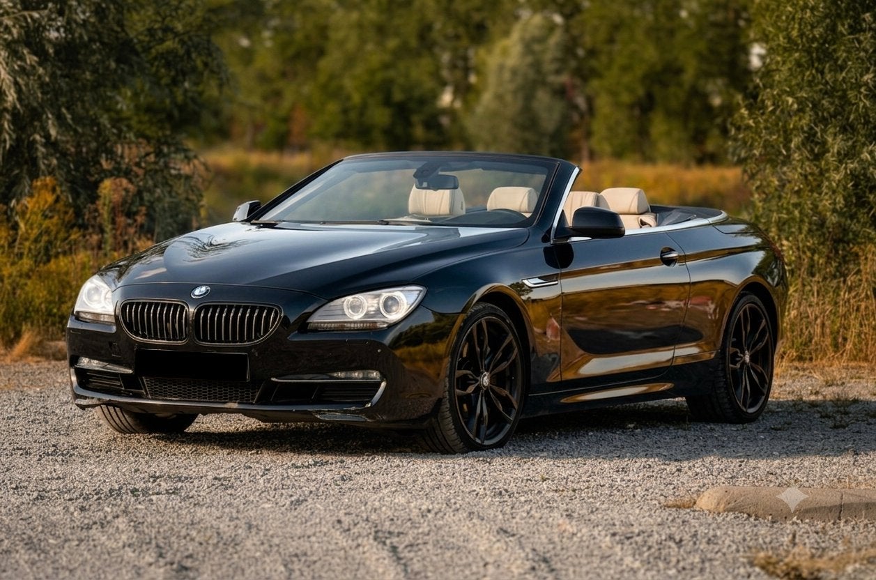 BMW 640i Cabrio 320Pk! 188.000km + Keuring!, Auto's, BMW, Automaat, Cabriolet, Bedrijf, 6 Reeks