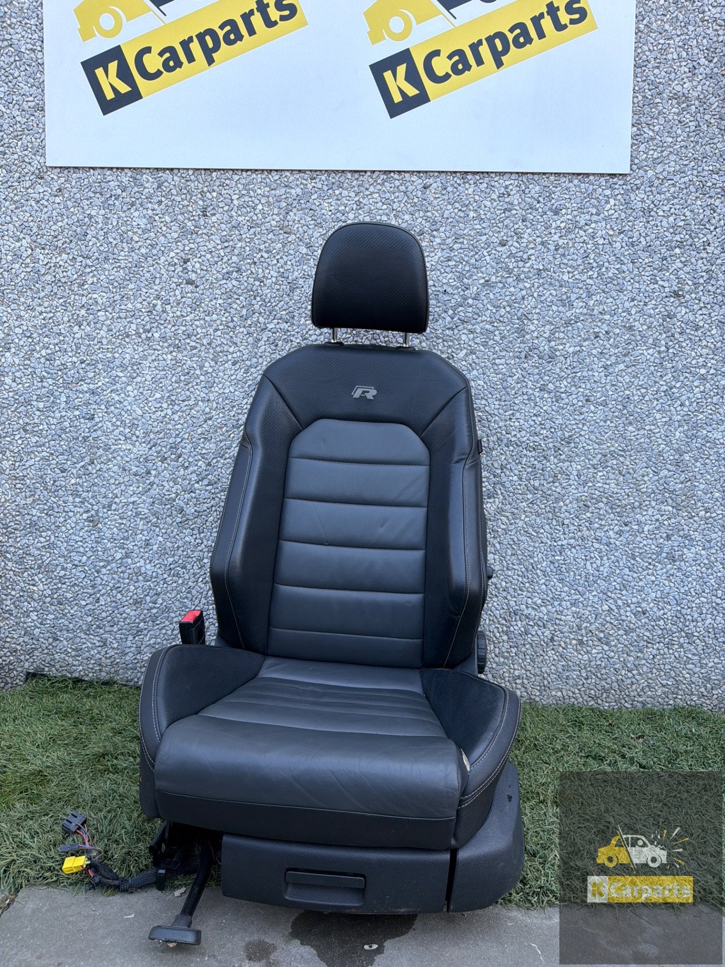 Interieur VW Golf 7 R R20 Leder/Carbon Links Bestuurders sto, Auto-onderdelen, Gebruikt, Volkswagen, Volkswagen AG, Vw@volkswagen.de