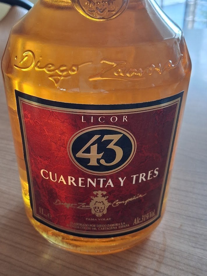 Bouteille de 1 litre de Licor 43. Non ouvert., Enlèvement, Comme neuf, Espagne, Autres types