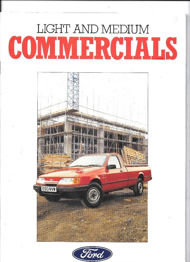 FORD LIGHT & MEDIUM COMMERCIALS, Boeken, Auto's | Folders en Tijdschriften, Ophalen of Verzenden, Zo goed als nieuw, Ford