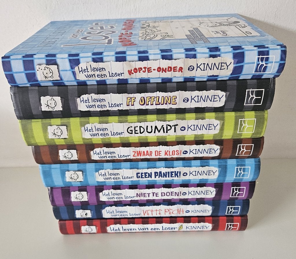 9 jeugdboeken Leven van een Loser, Livres, Livres pour enfants | Jeunesse | 10 à 12 ans, Enlèvement ou Envoi