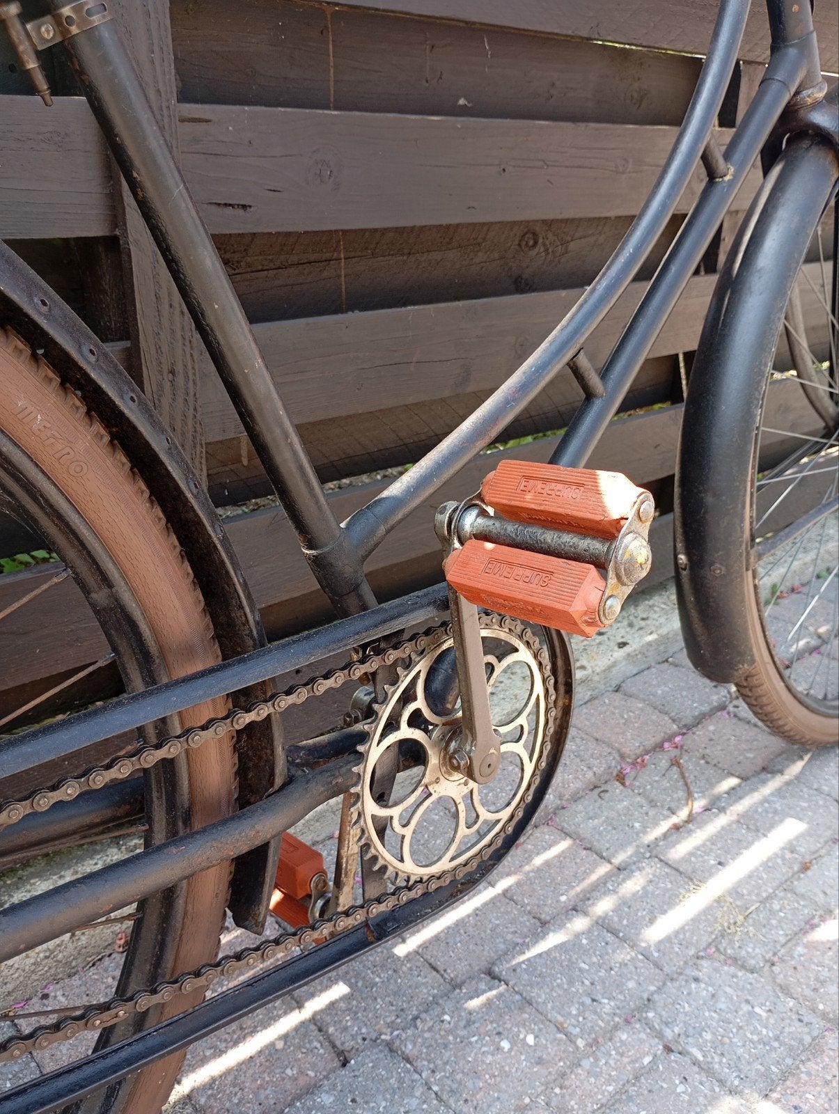 Oude damesfiets uit Frankrijk, Enlèvement