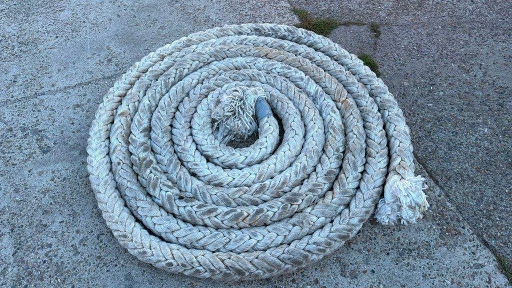Zeer dik scheepstouw 18 meter circa 10 cm dik, Ophalen, Gebruikt, Overige typen