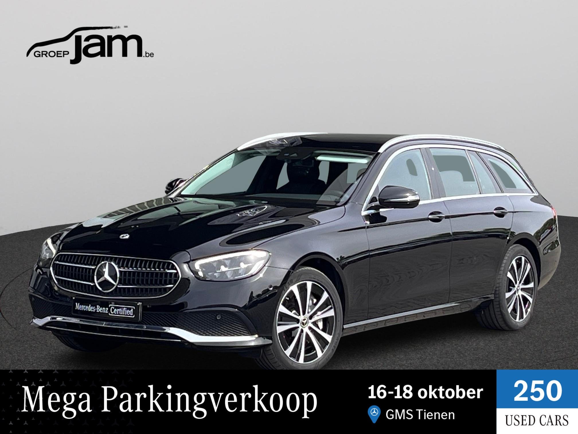Mercedes-Benz E-klasse Estate 300 de T AVGAR+burmeister, Automaat, 4 cilinders, Zwart, Plug-in hybride