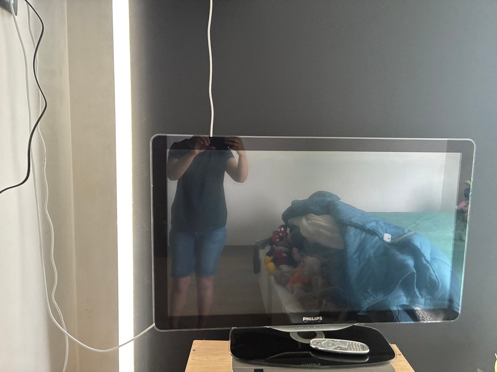 Philips tv, TV, Hi-fi & Vidéo, Télévisions, Philips, 80 à 100 cm, Enlèvement, Utilisé