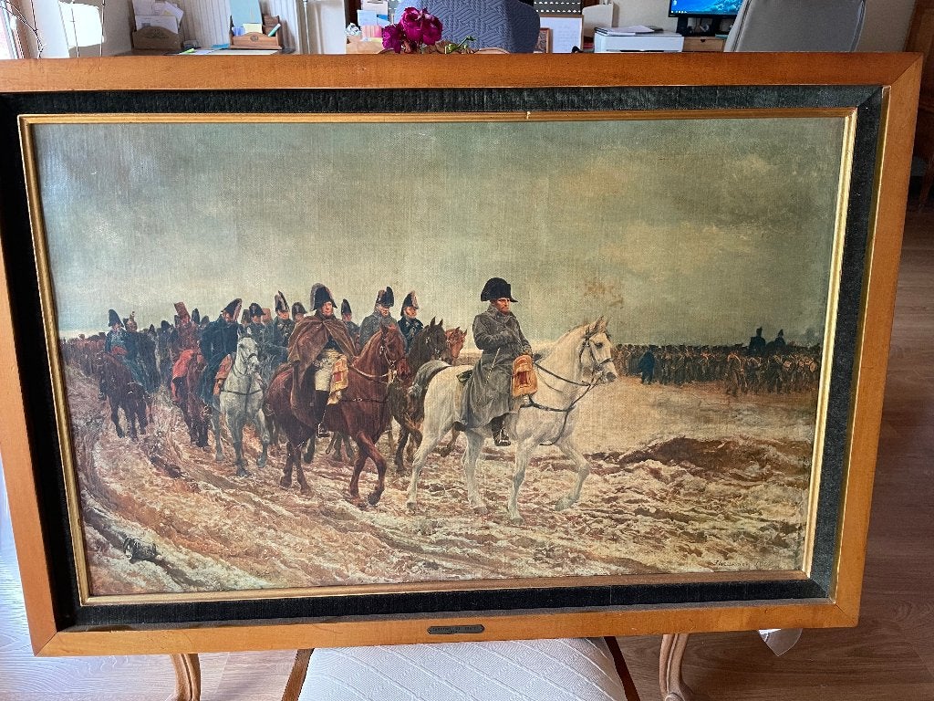 FRAME De 100 dagen Napoleon 60 X 90, Verzamelen, Militaria | Algemeen, Ophalen