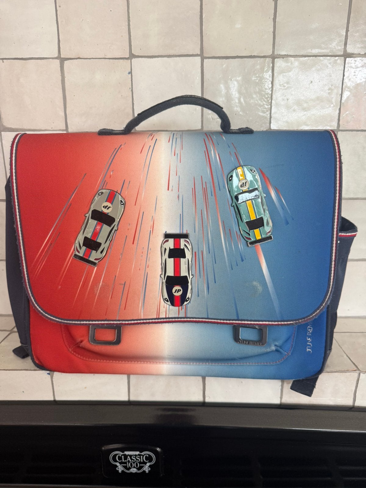 Jeune Premier Boekentas It Bag Mini 9 l Racing Club, Motoren, Ophalen, Gebruikt