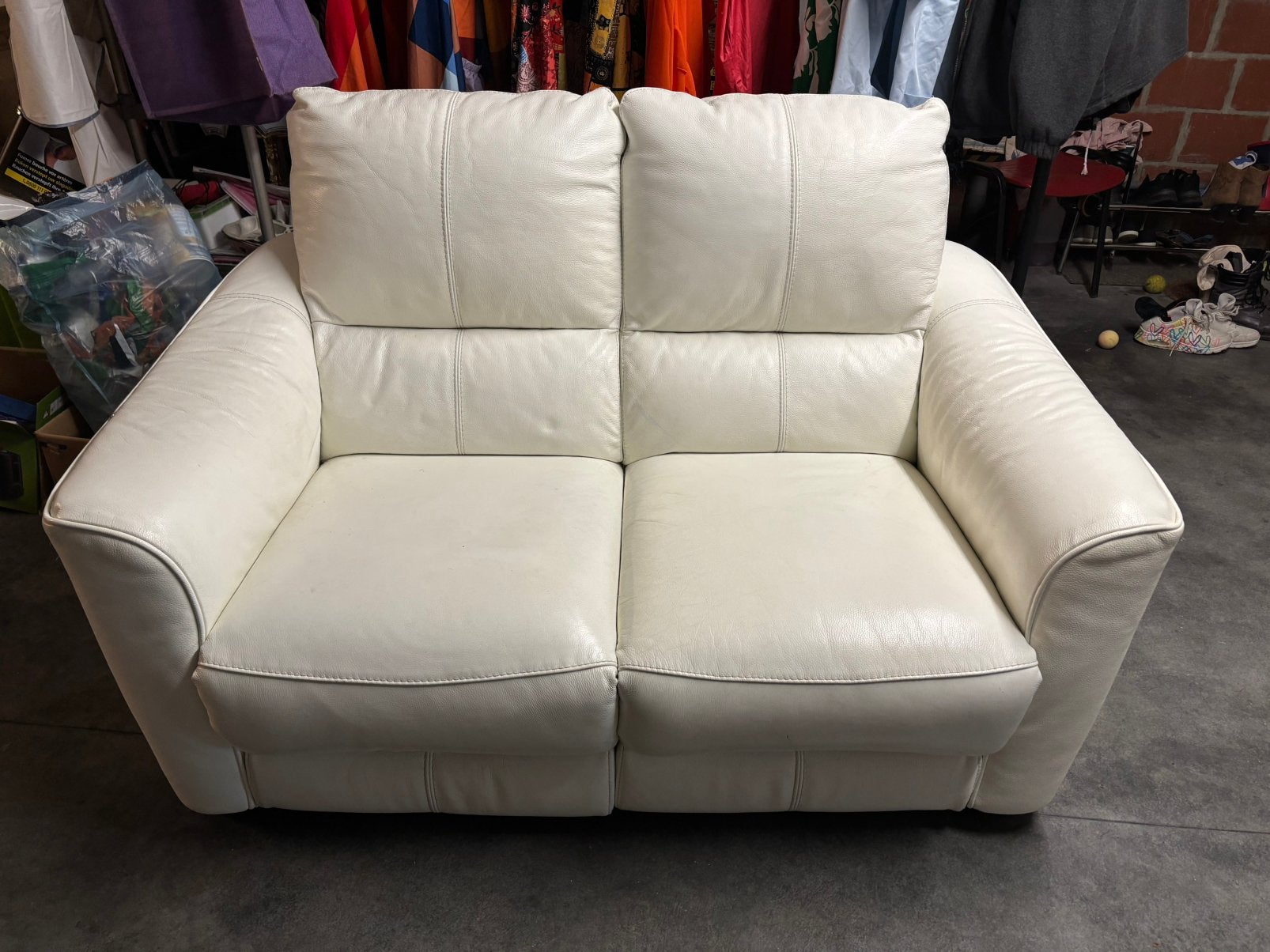 Fauteuil electrique relax 2 places, Maison & Meubles, Canapés | Salons, Comme neuf, Cuir, Enlèvement