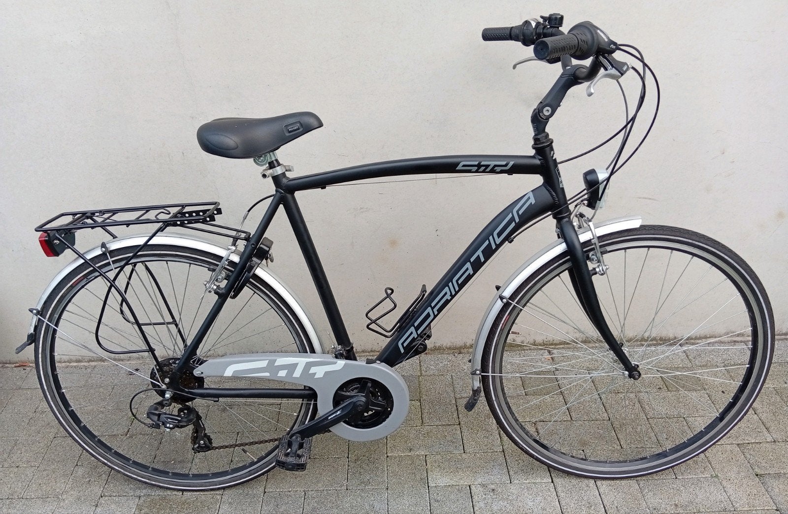 Jongensfiets - herenfiets Adriatica Sity 18v 28inch maat58🚴, Autres marques, Vitesses, Frein sur jante, 57 à 61 cm