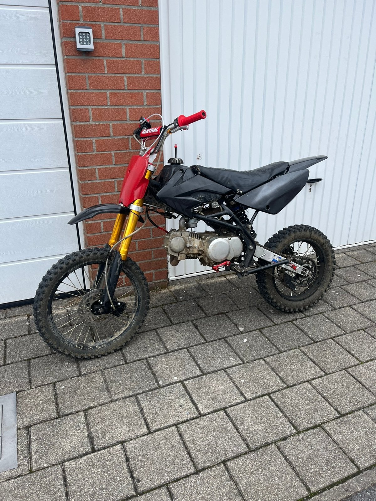Rfz pitbike 125cc 4takt 17/14inch, Ophalen, Gebruikt, 125 cc, Pitbike