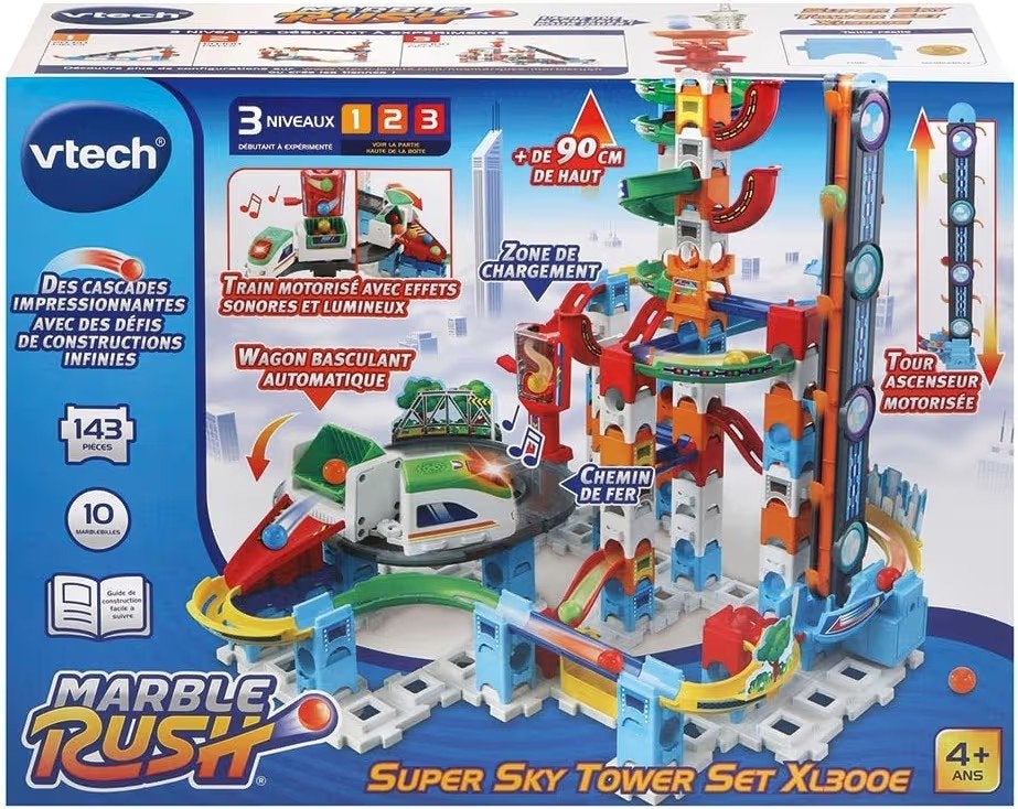 Knikkerbaan Marble Rush Super Sly Tower Set XL300E, Ophalen