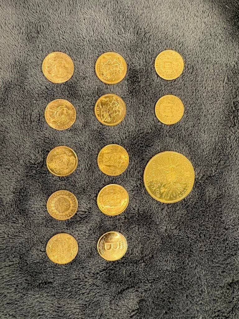 Pièce or 22carat, Timbres & Monnaies, Enlèvement ou Envoi
