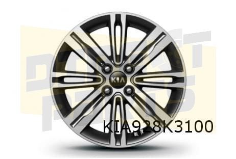 Kia Picanto velg alu. (6.5J x 16") (GT-line type B) (6/17-9/, -, Verzenden, -, Nieuw