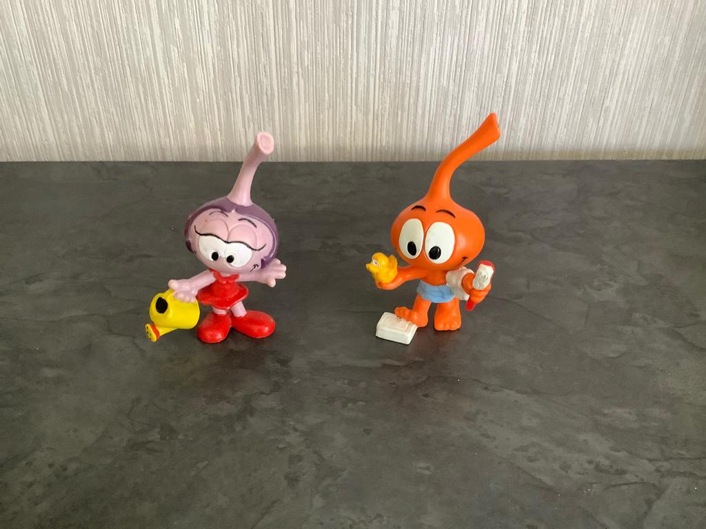 Snorkels verschillende character(7 cm) (1985), Collections, Jouets miniatures, Utilisé, Enlèvement ou Envoi