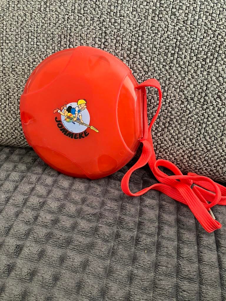 Vintage 2004 cd opbergdoos jommeke jef nys, Ophalen, Zo goed als nieuw