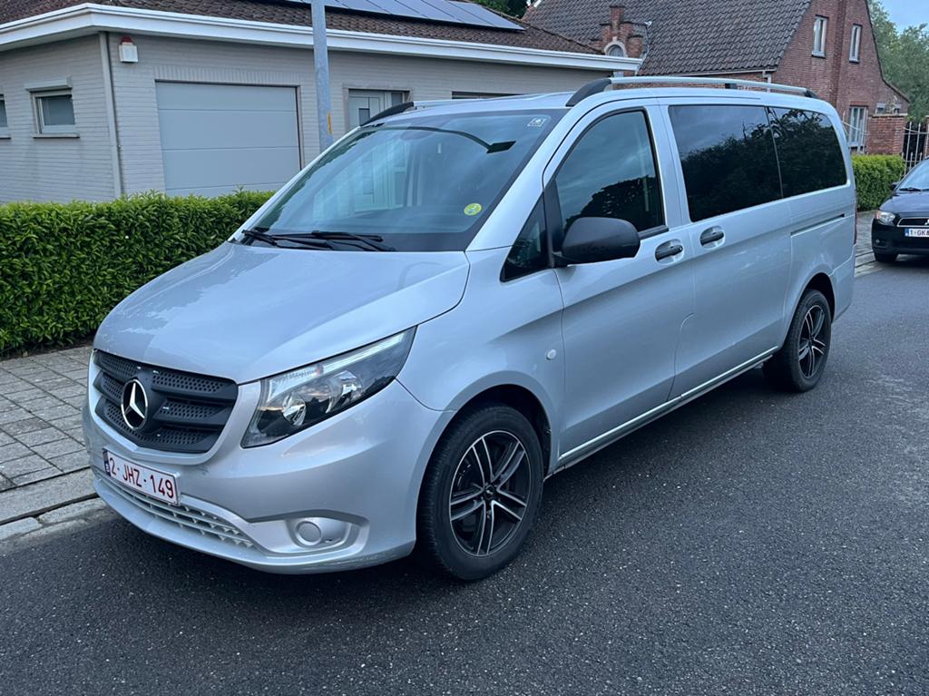 Mercedes Vito - 2020 - 190.000km - DUBBEL CABINE, Auto's, Bestelwagens en Lichte vracht, Bedrijf, Ophalen