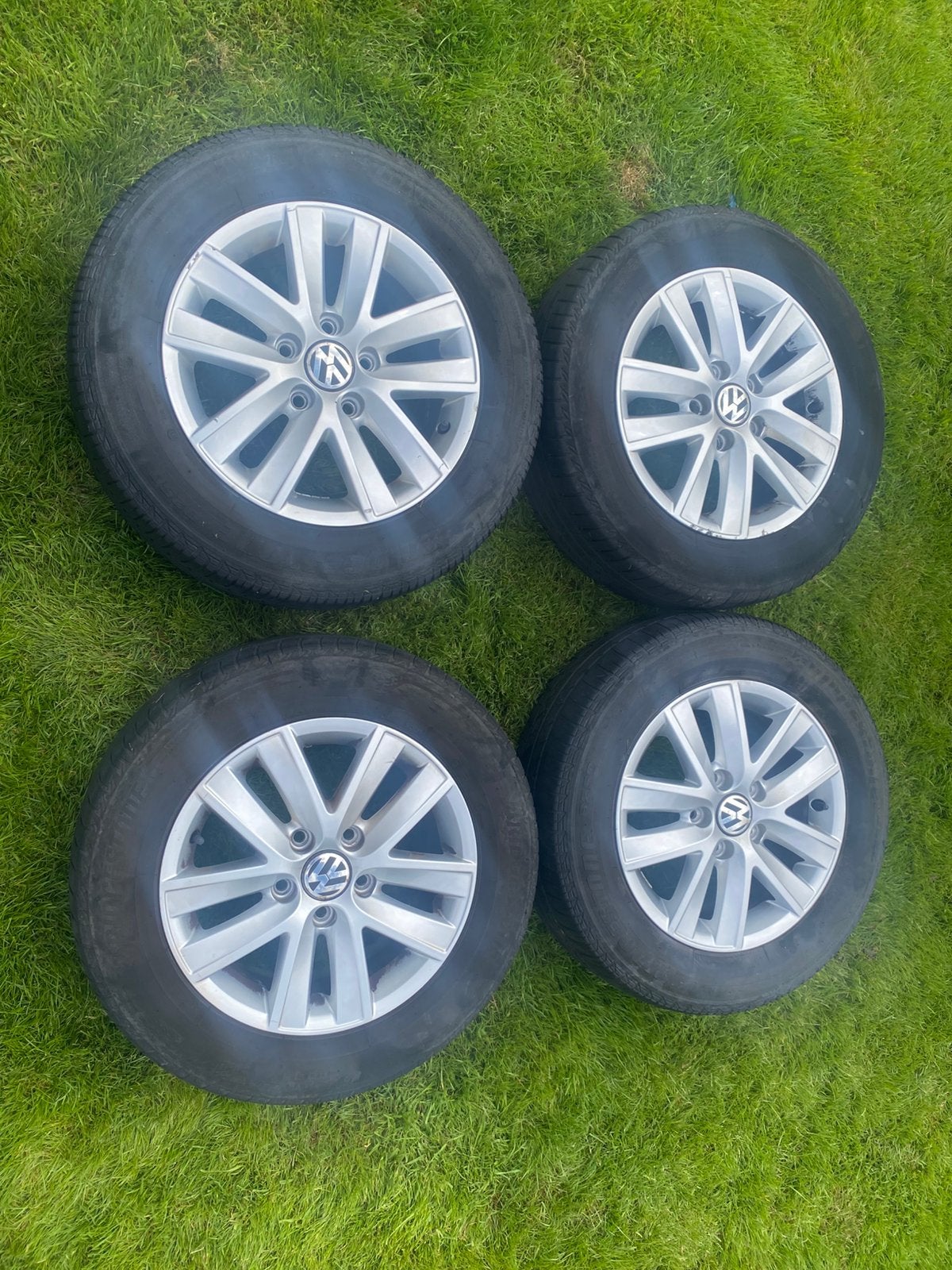 Vier aluminium 15 inch velgen 5 x112, Auto-onderdelen, Banden en Velgen, Ophalen, 15 inch, Band(en)