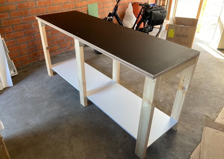 Werkbank, Doe-het-zelf en Bouw, Werkbanken, Ophalen, Gebruikt, 170 cm of meer