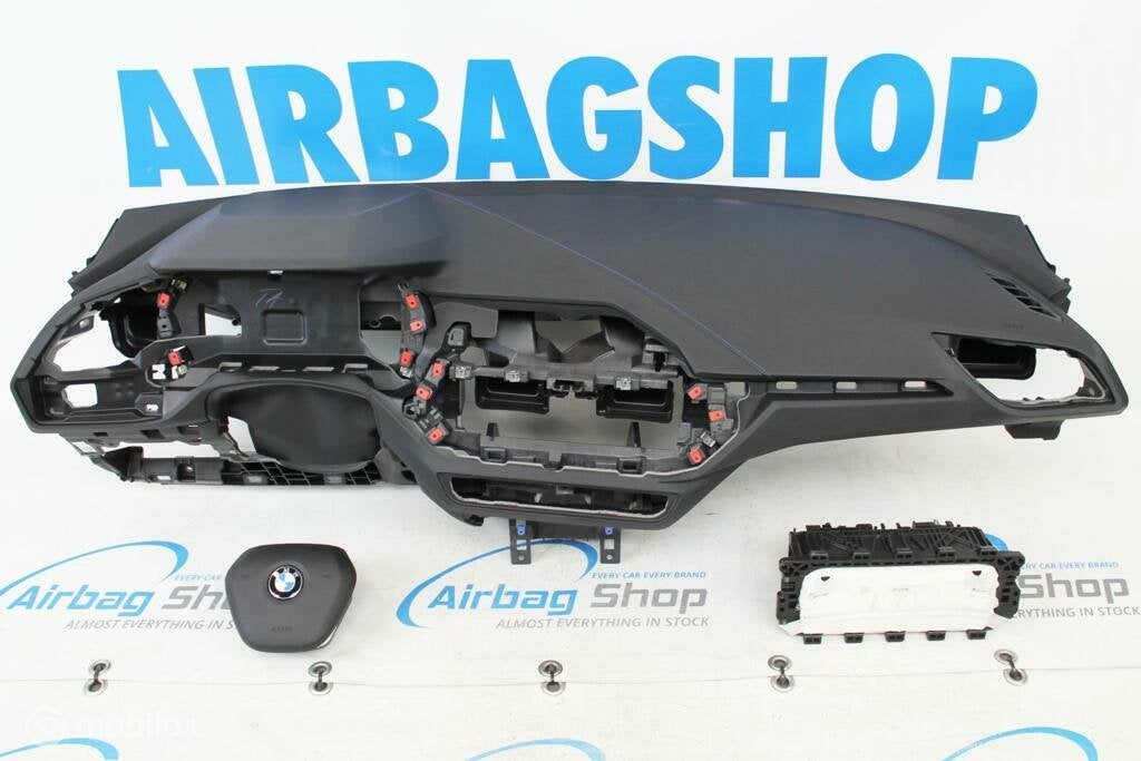 Airbag kit Tableau de bord avec couture bleu BMW 2 serie F44, Autos : Pièces & Accessoires, Enlèvement ou Envoi, Utilisé