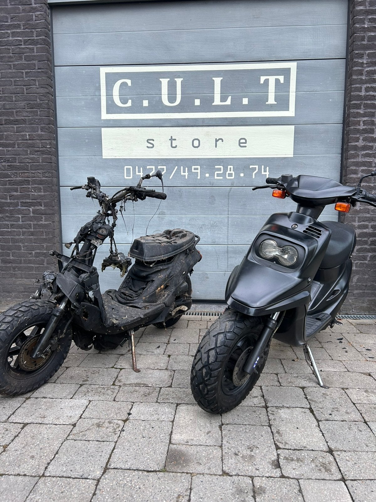 2x mbk booster oud model, Fietsen en Brommers, Scooters | Yamaha, Gebruikt, Ophalen
