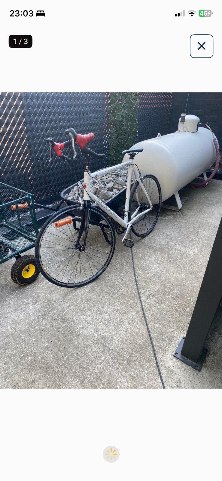 Koersfiets radon met nieuwe banden, Enlèvement ou Envoi, Comme neuf