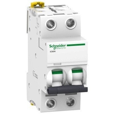 iC60n 2p 10A automatique, Bricolage & Construction, Électricité & Câbles, Neuf, Disjoncteur divisionnaire, Schneider Electric