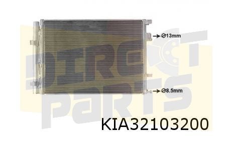Kia Rio (3/21-) Kia Stonic (9/20-) condensor (1.0 T-GDi) Ori, Neuf, Kia, -, -