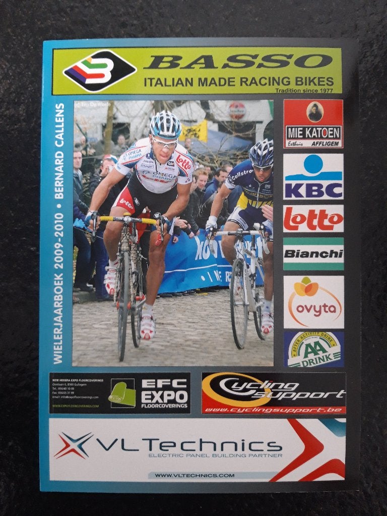 Annuaire cycliste 2010-2011 (couverture Philippe Gilbert), Livres, Neuf, Envoi, Bernard Callens, Course à pied et Cyclisme