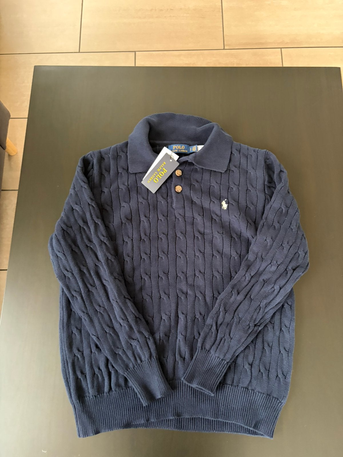 Ralph lauren lange mouwen polo maat S, Ophalen of Verzenden, Zo goed als nieuw, Maat 46 (S) of kleiner
