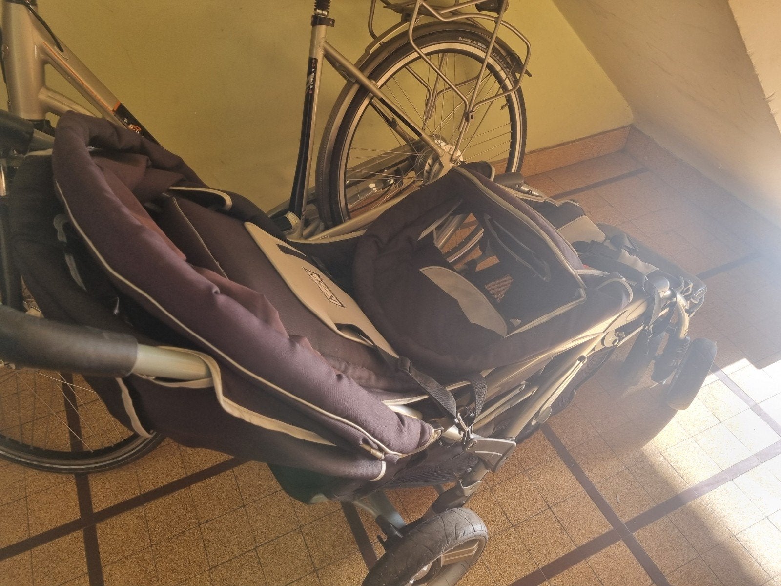 kinderwagen 2.in1, Ophalen