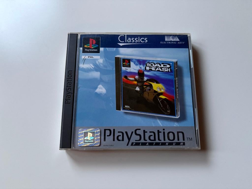 ROAD RASH PS1, Gebruikt, 1 speler, Racen en Vliegen, Ophalen of Verzenden