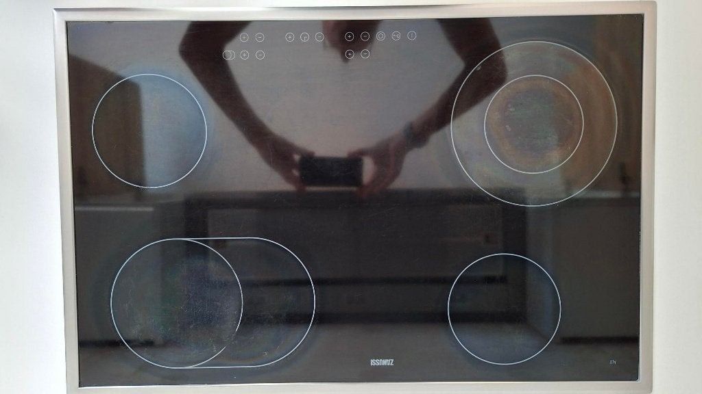 Kookplaat Occasie Zanussi 80cm, Electroménager, 4 zones de cuisson, Encastré, Enlèvement, Utilisé