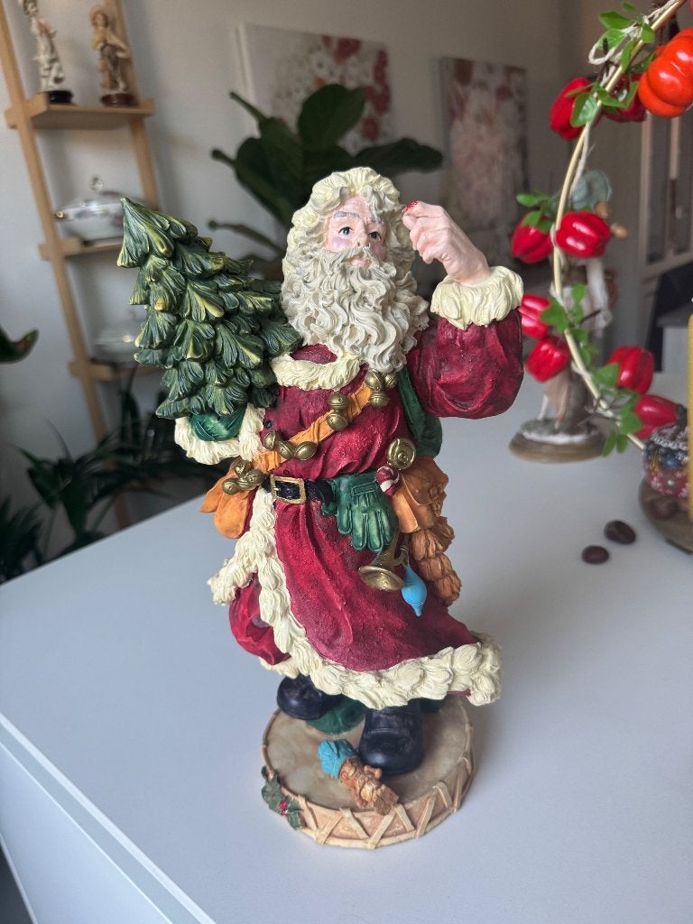 Kerstman figuur, Polystone, 31 cm, Enlèvement ou Envoi