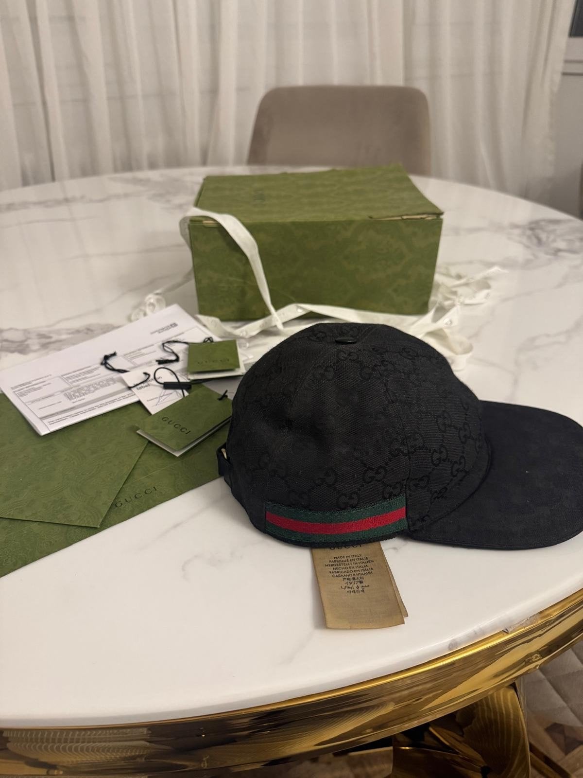 casquette Gucci classique noire vrai, Vêtements | Hommes, Enlèvement ou Envoi, Casquette