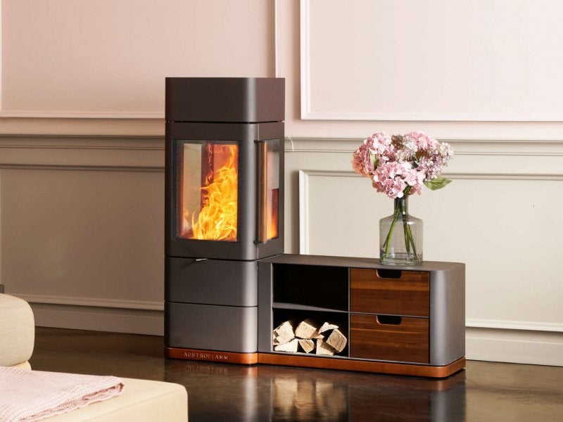 Houtkachel Austroflamm Ivy AANBIEDING, Neuf, Enlèvement ou Envoi, Multicolore, Autres matériaux