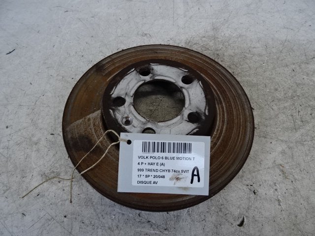REMSCHIJF VOOR Volkswagen Polo VI (AW1) (01-2017/11-2021), Gebruikt, Volkswagen, Mevr. I. Hauben, Rue de l'Espoir 34 34
4030  GRIVEGNÉE, BE