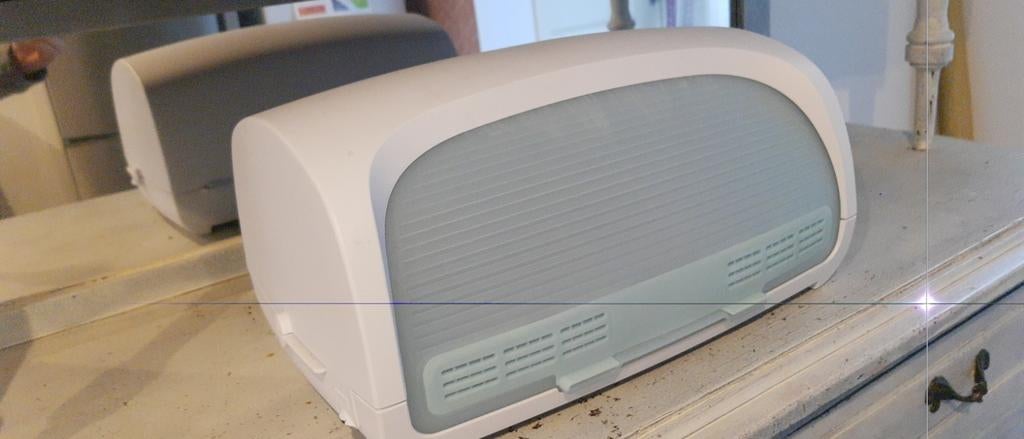 Tupperware broodtrommel goede staat, Huis en Inrichting, Keuken | Tupperware, Ophalen, Gebruikt, Groen, Bus of Trommel