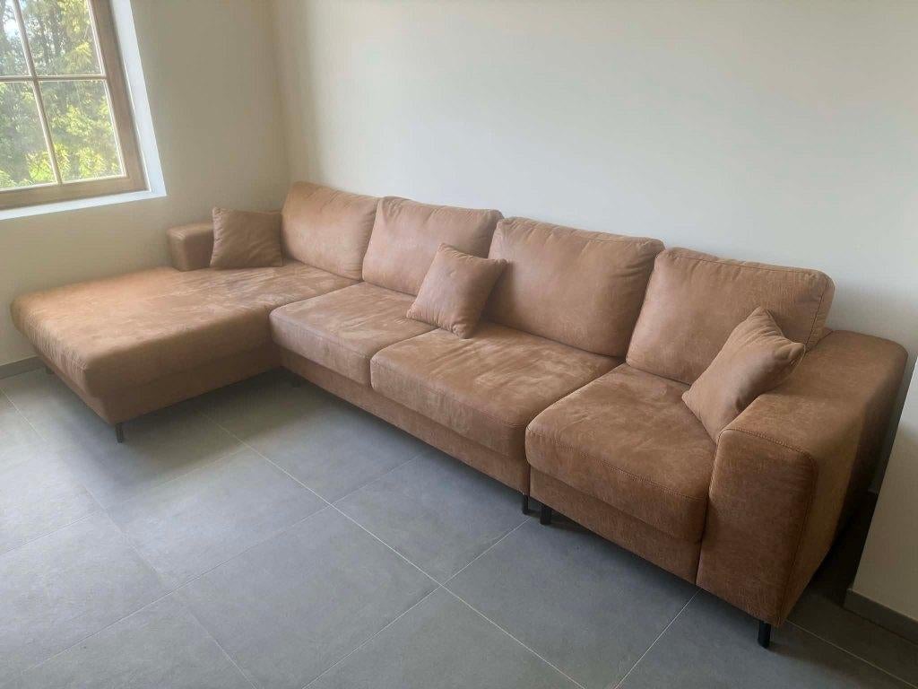 zetel, Huis en Inrichting, Ophalen, Hoekbank, 300 cm of meer, 75 tot 100 cm