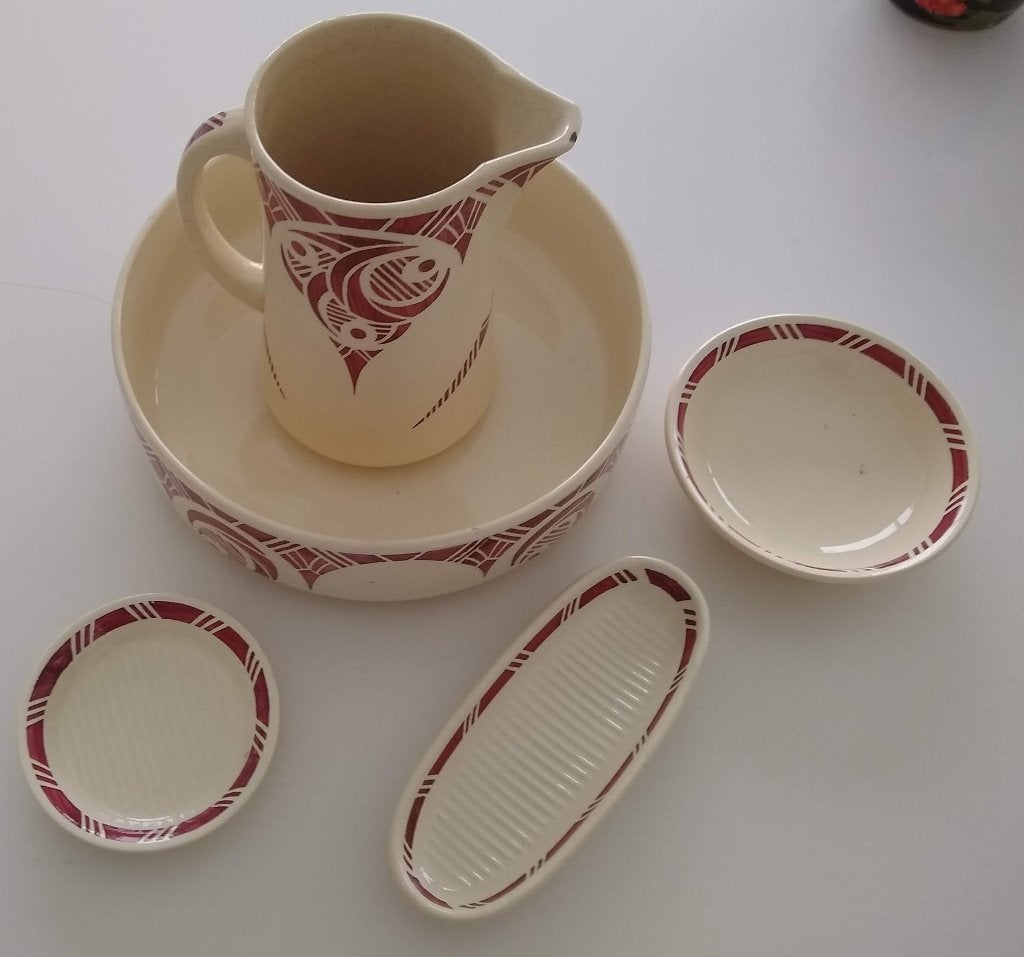 Vintage waskom-set, Ophalen