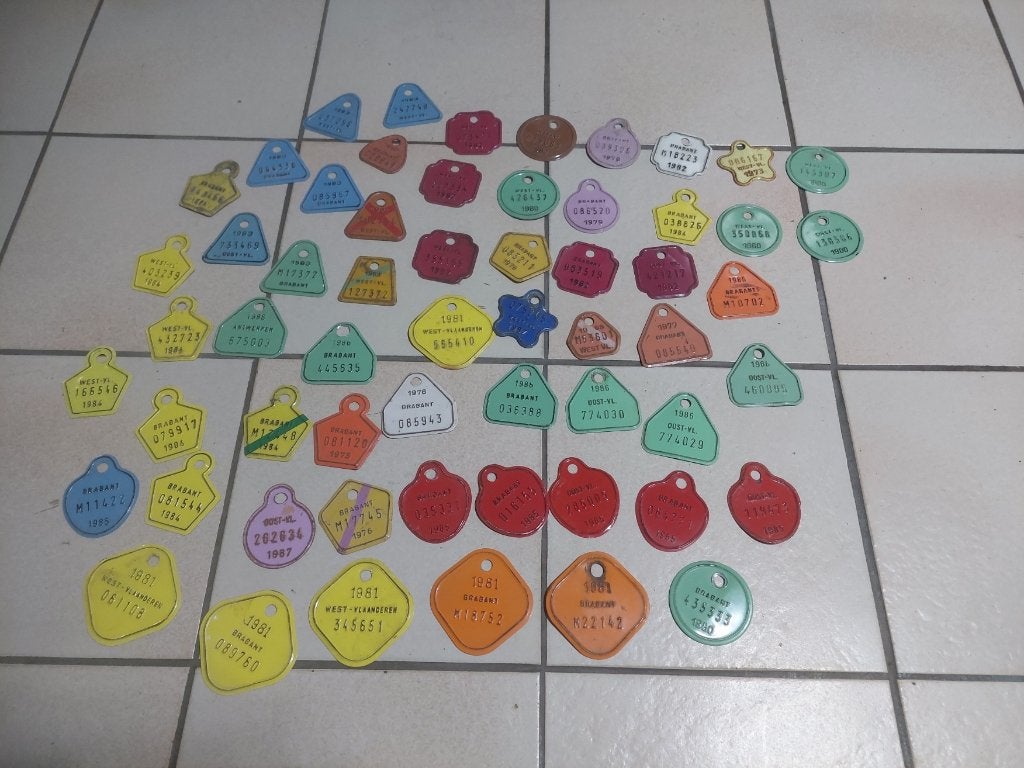 Plaques de vélo, Ophalen