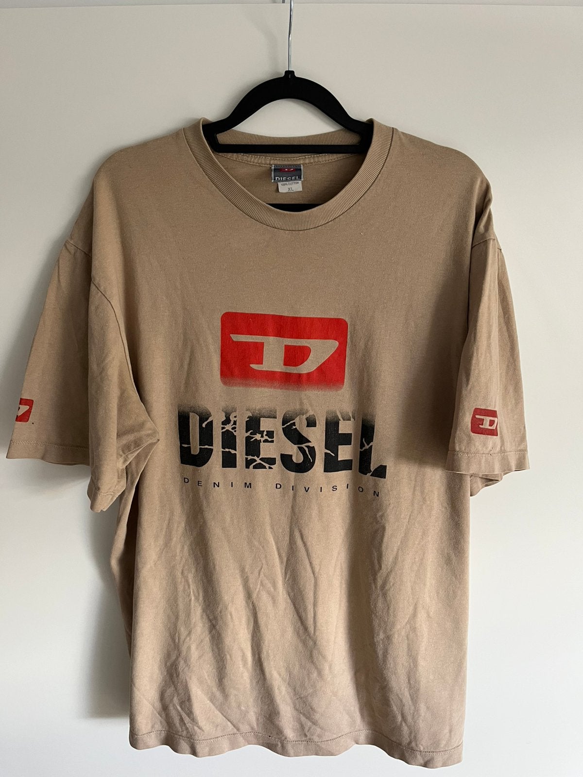 DIESEL shirt T-shirt maat XL, Ophalen of Verzenden, Zo goed als nieuw, Maat 56/58 (XL), Beige