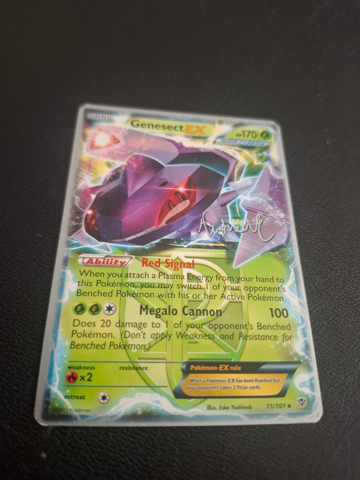 Carte Pokémon Genesect EX - Championnats du monde 2014, Enlèvement ou Envoi
