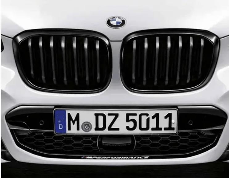 M Performance sticker voorbumper striping BMW X3 X4 serie G0, Autos : Pièces & Accessoires, Carrosserie & Tôlerie, BMW, Neuf, Enlèvement