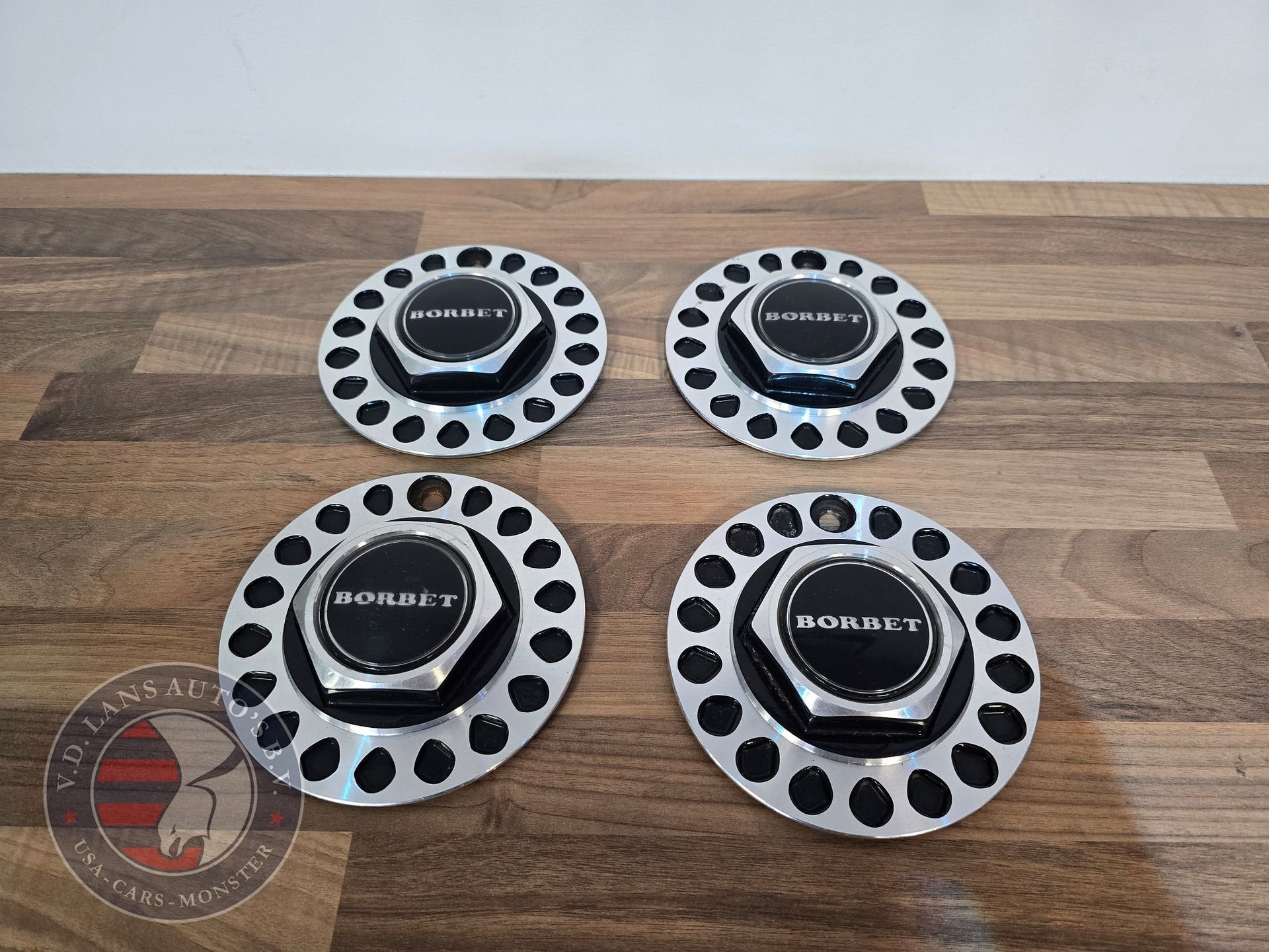 Borbet naafdoppen /  center caps – set van 4 stuks, Auto-onderdelen, Gebruikt, -, -, Ophalen of Verzenden