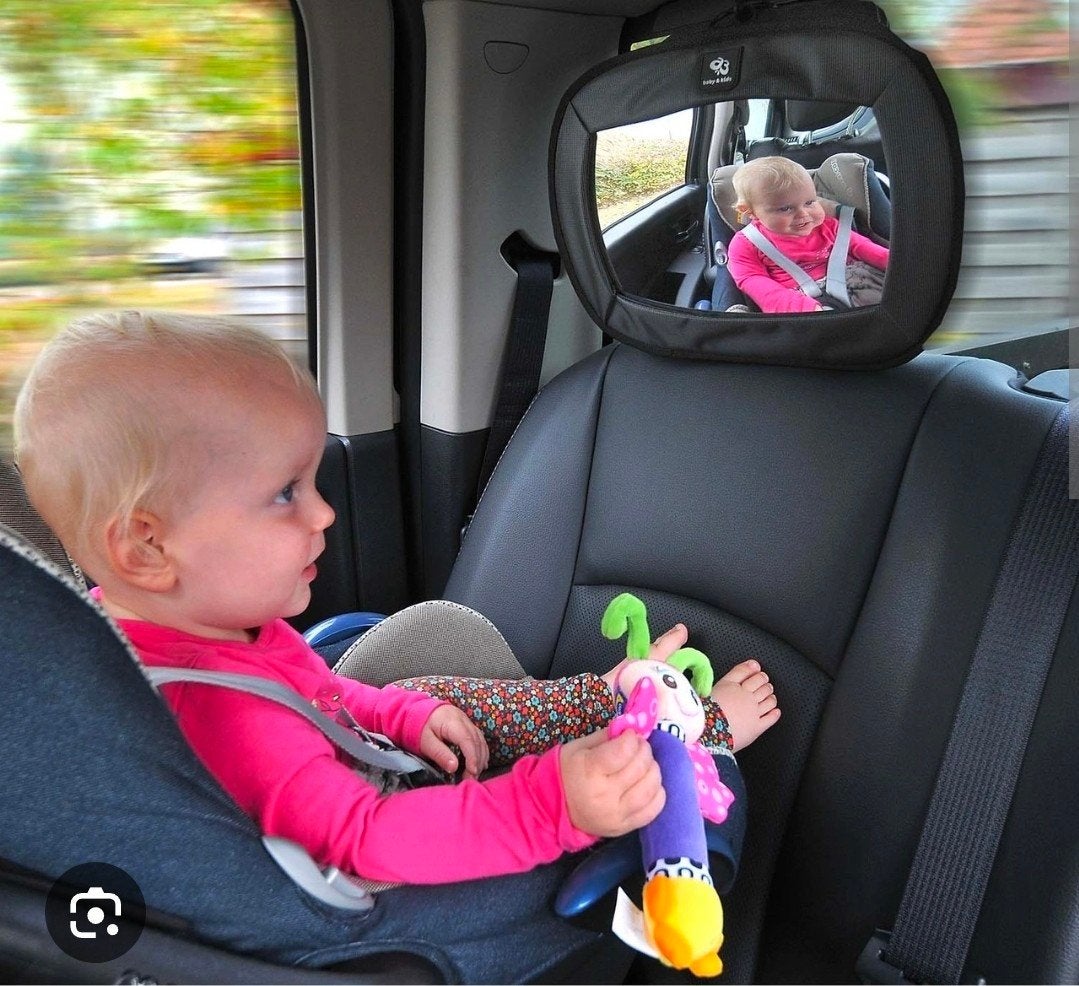 autospiegel voor kind, Ophalen