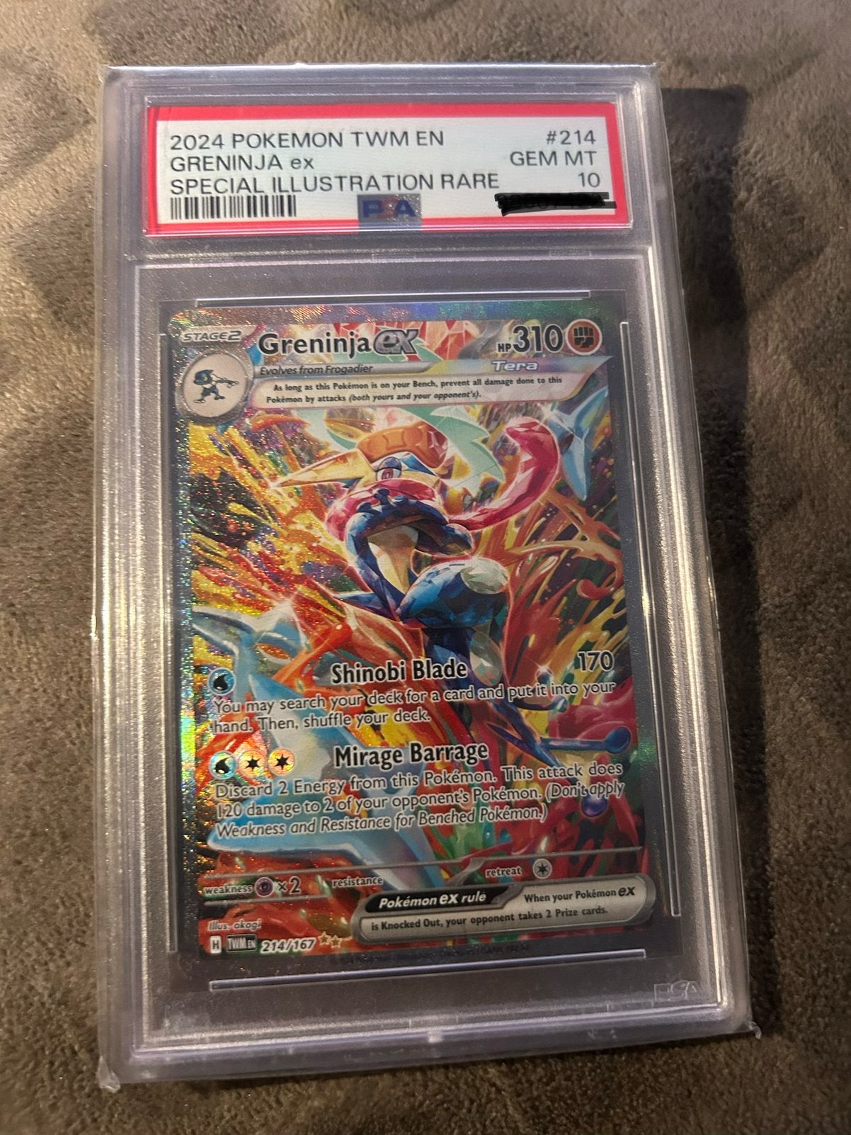 PSA10 GRENINJA, Enlèvement ou Envoi, Comme neuf