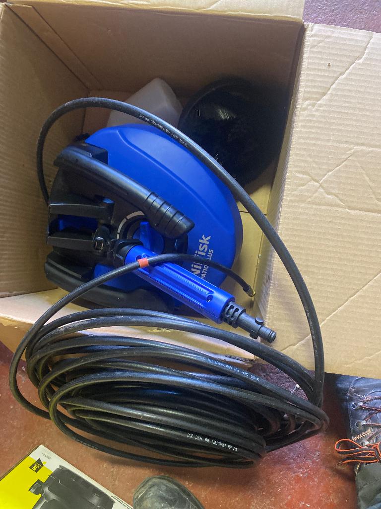 Nilfisk terrasreiniger, Ophalen, Zo goed als nieuw, Elektrisch, Nilfisk