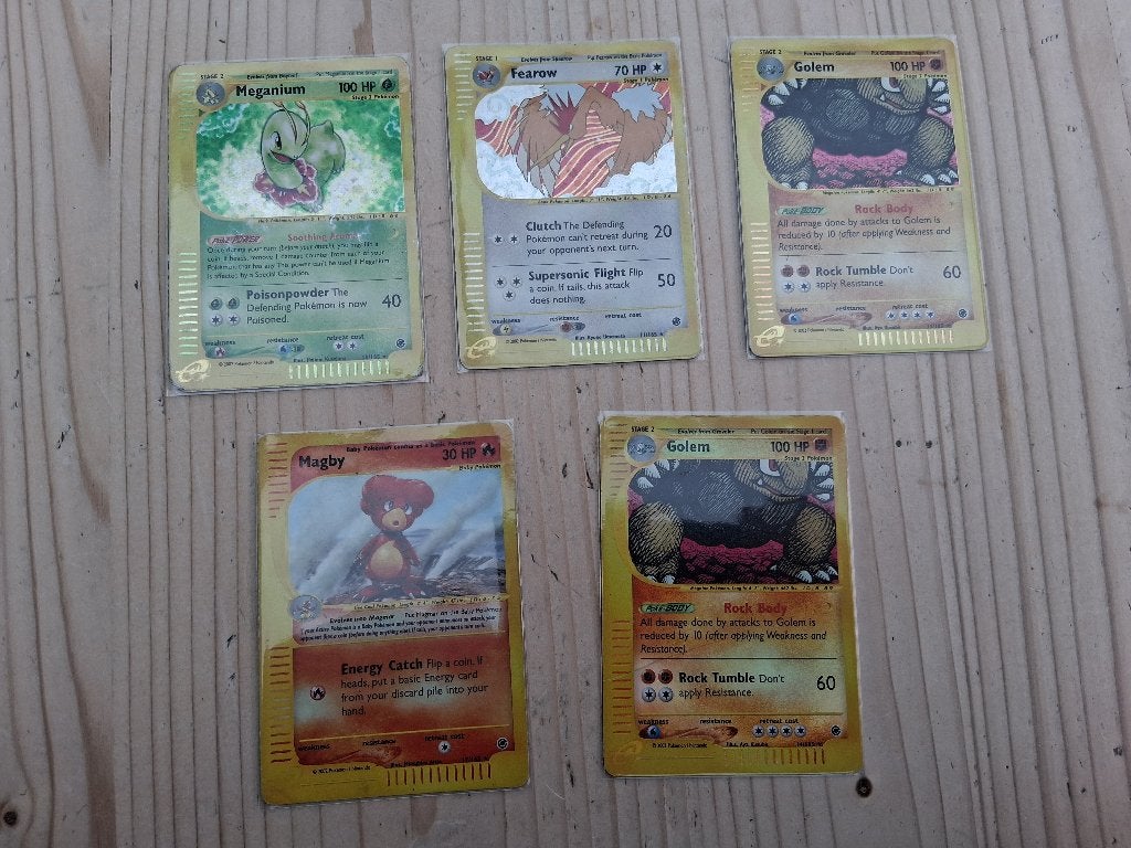 Expedition Base Set kaarten (WOTC e-series 2002), Ophalen